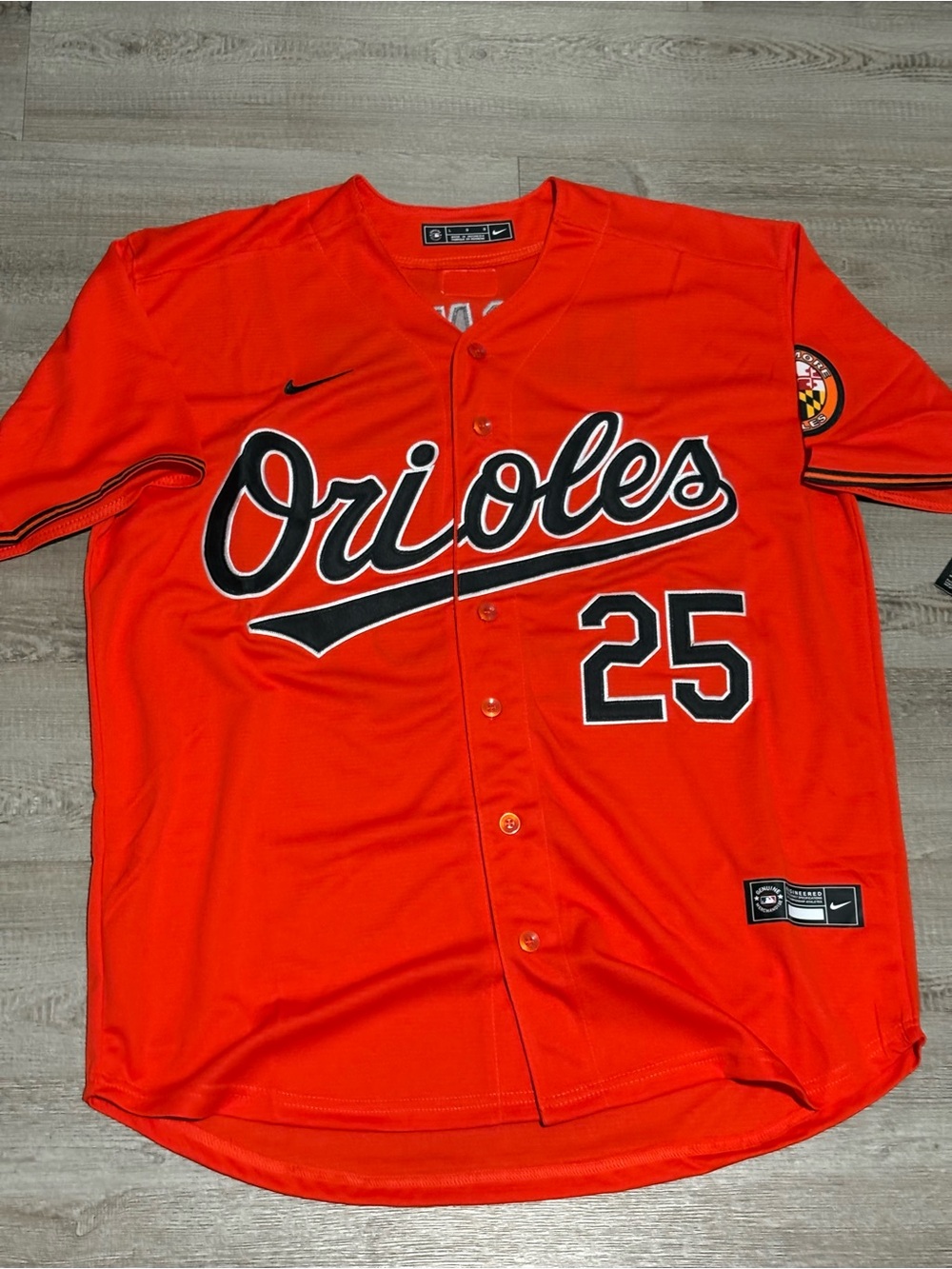 Baltimore Orioles Pete Alonso Orange Jersey Mens Large